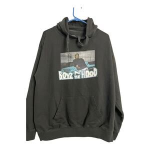 Vtg Cross Colours Vintage rEtro Boyz N The Hood Hoodie Sweatshirt L Rap Hip Hop